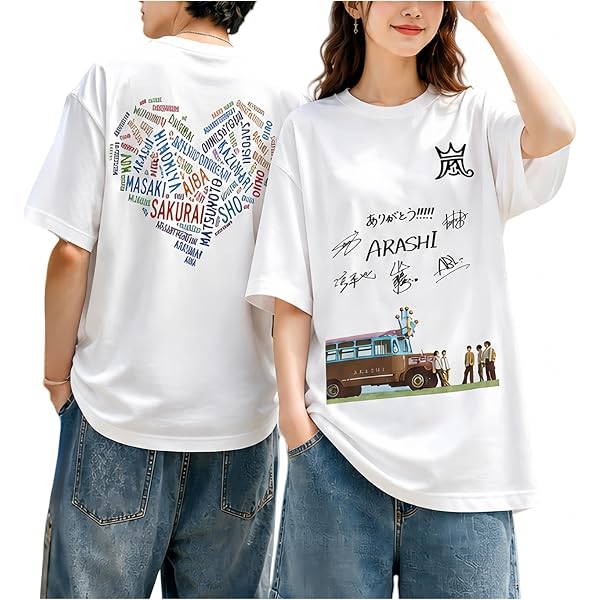 Amazon.co.jp: 嵐 公式グッズ ARASHI 2002 HERE WE GO！Tシャツ